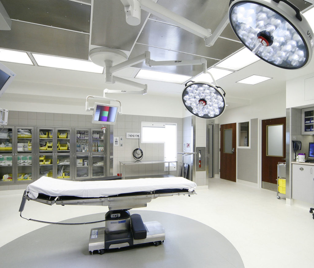 Operating room at John T Mathew Memorial Hospital