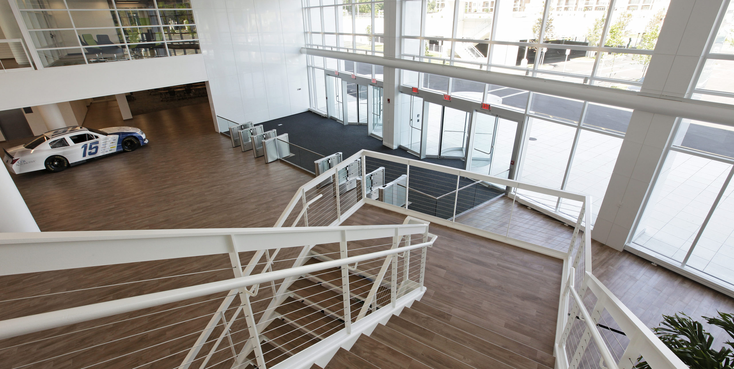 Dealertrack Technologies staircase