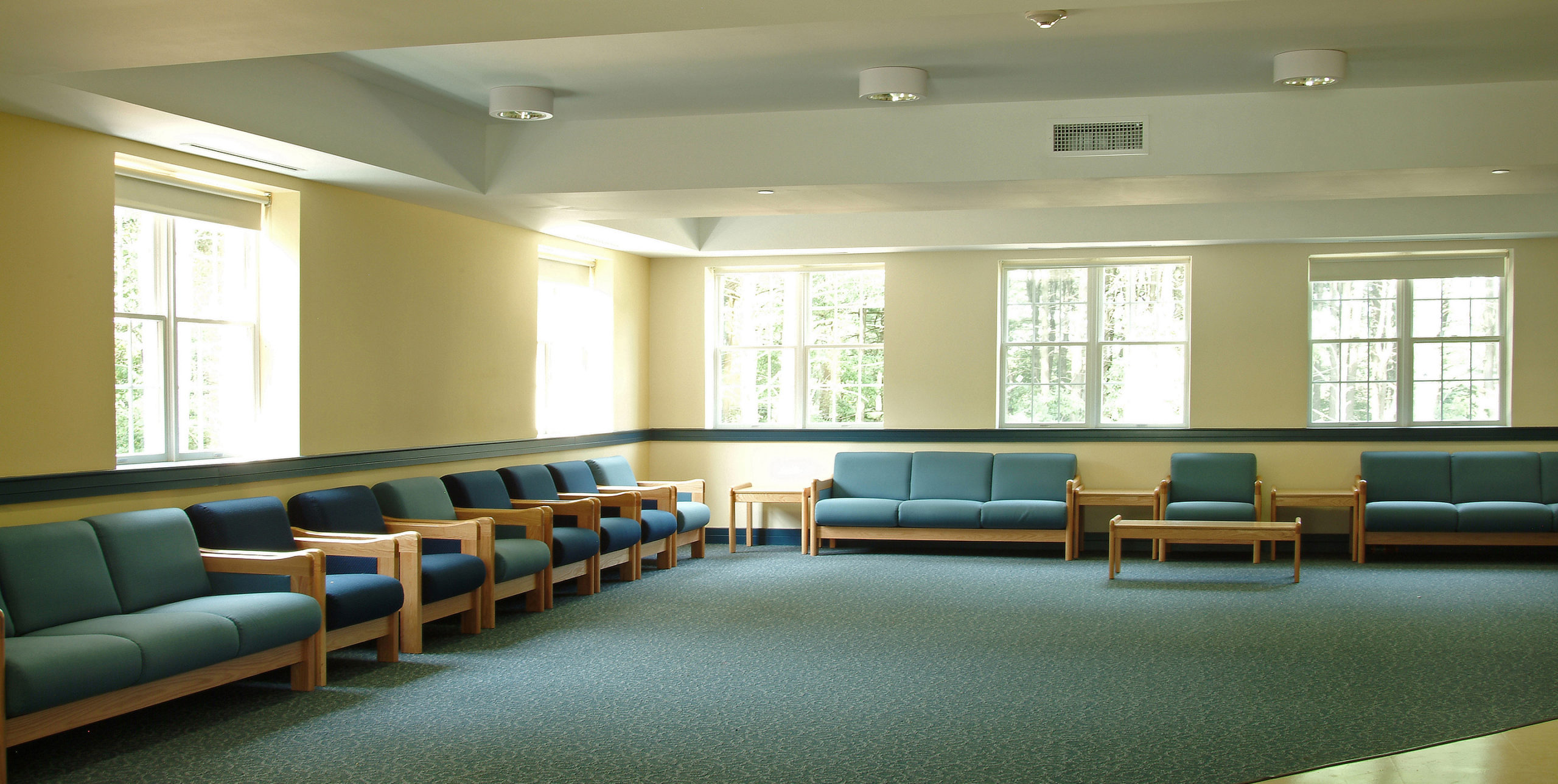 Lobby of Five Towns College Dormitories in Dix Hills, NY