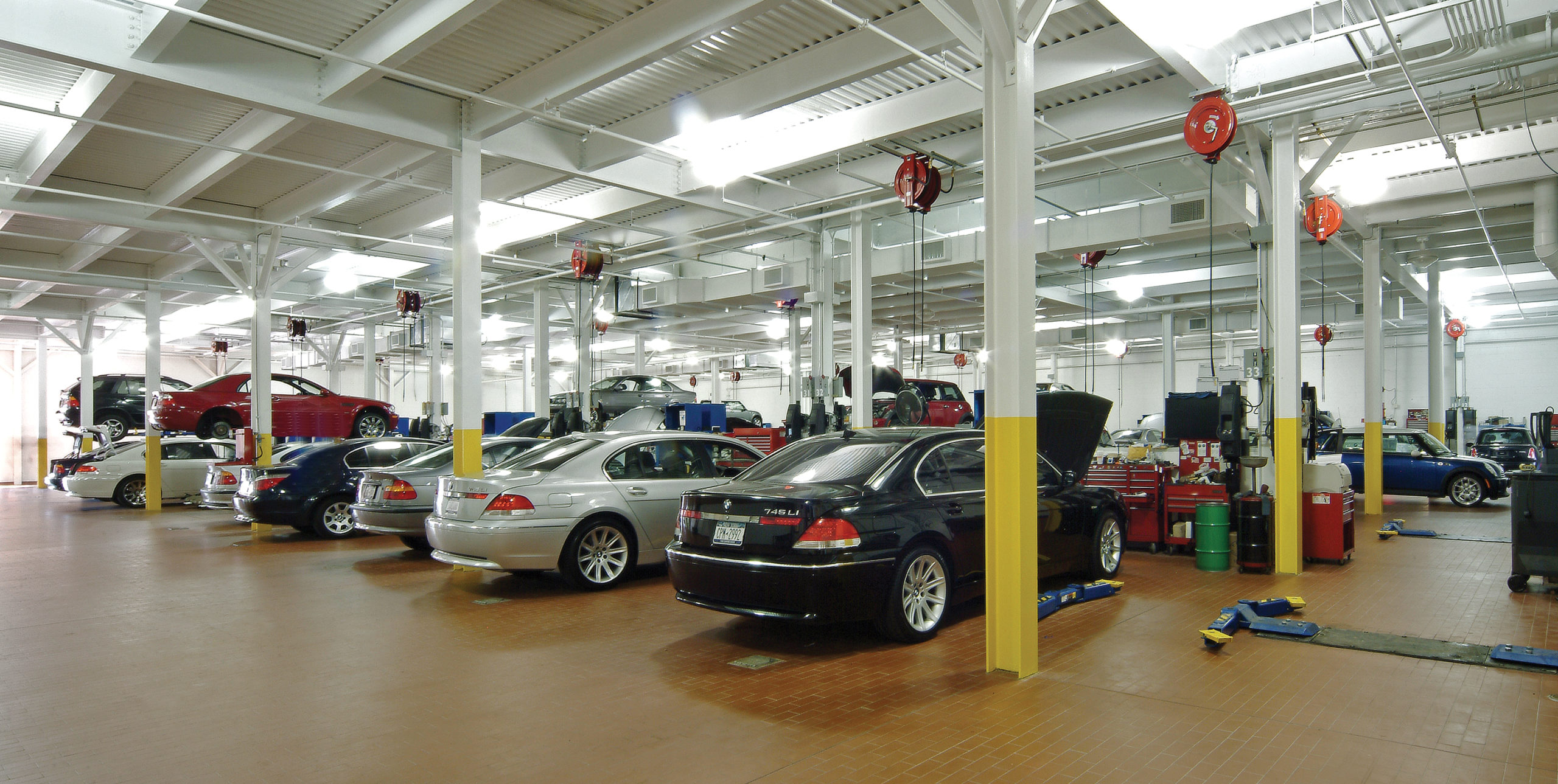 Hassel BMW warehouse area in Freeport