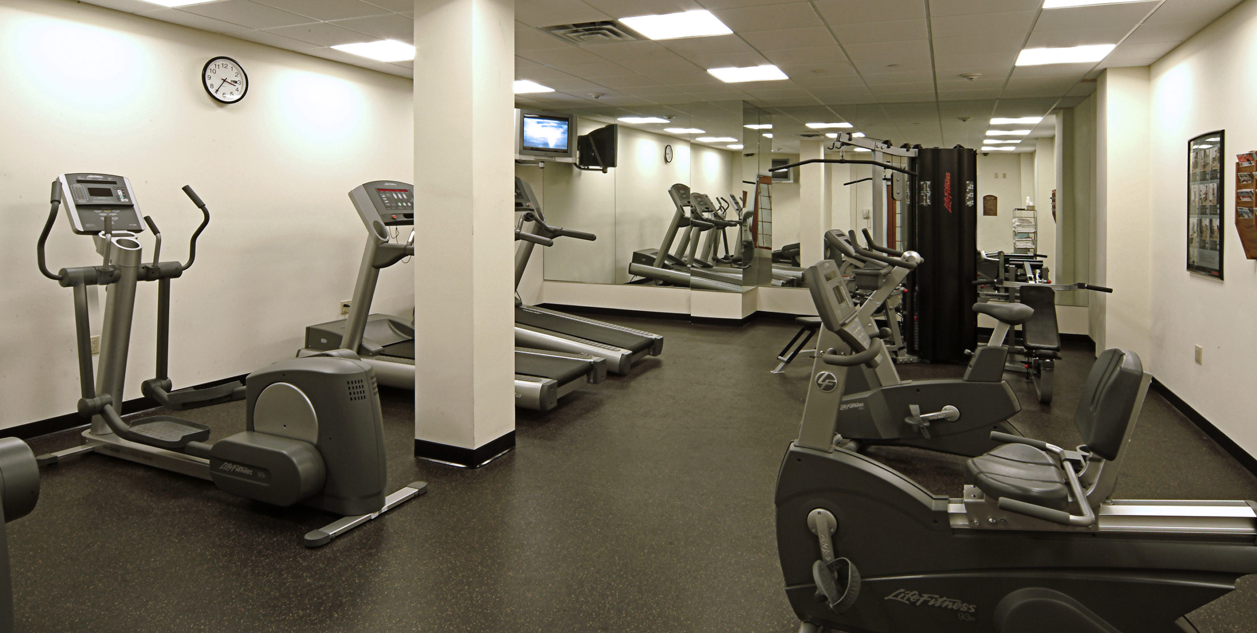 Gym at Holiday Inn Express at 1707 Old Country Road, Riverhead