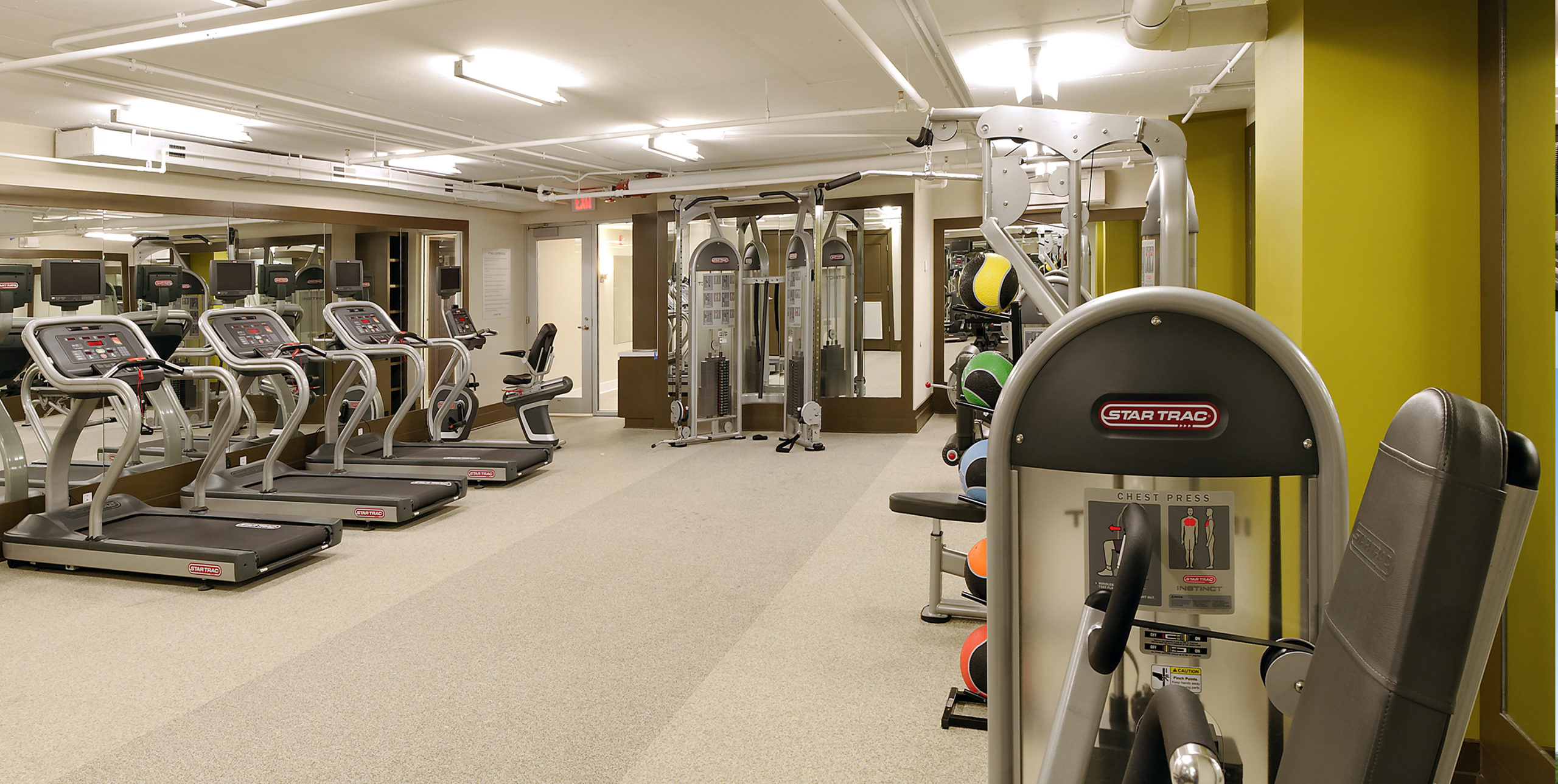 Kennedy Row apartment gym in Washington, DC