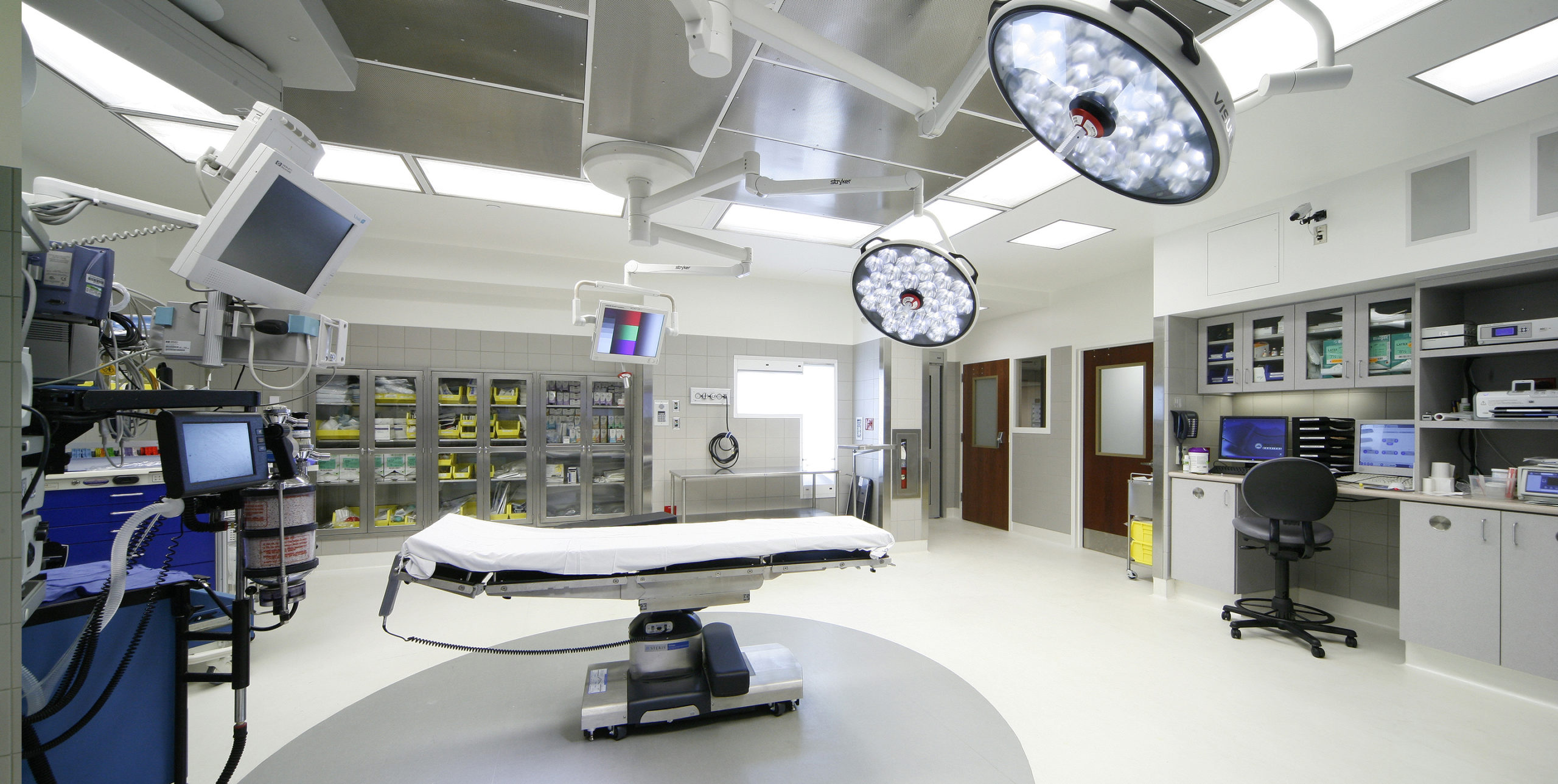 Operating room at John T Mather Memorial Hospital