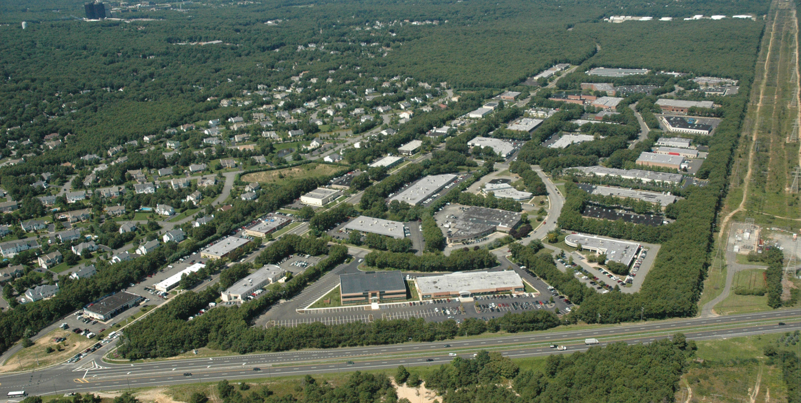 Aerial view of Stony Brook Technology Center