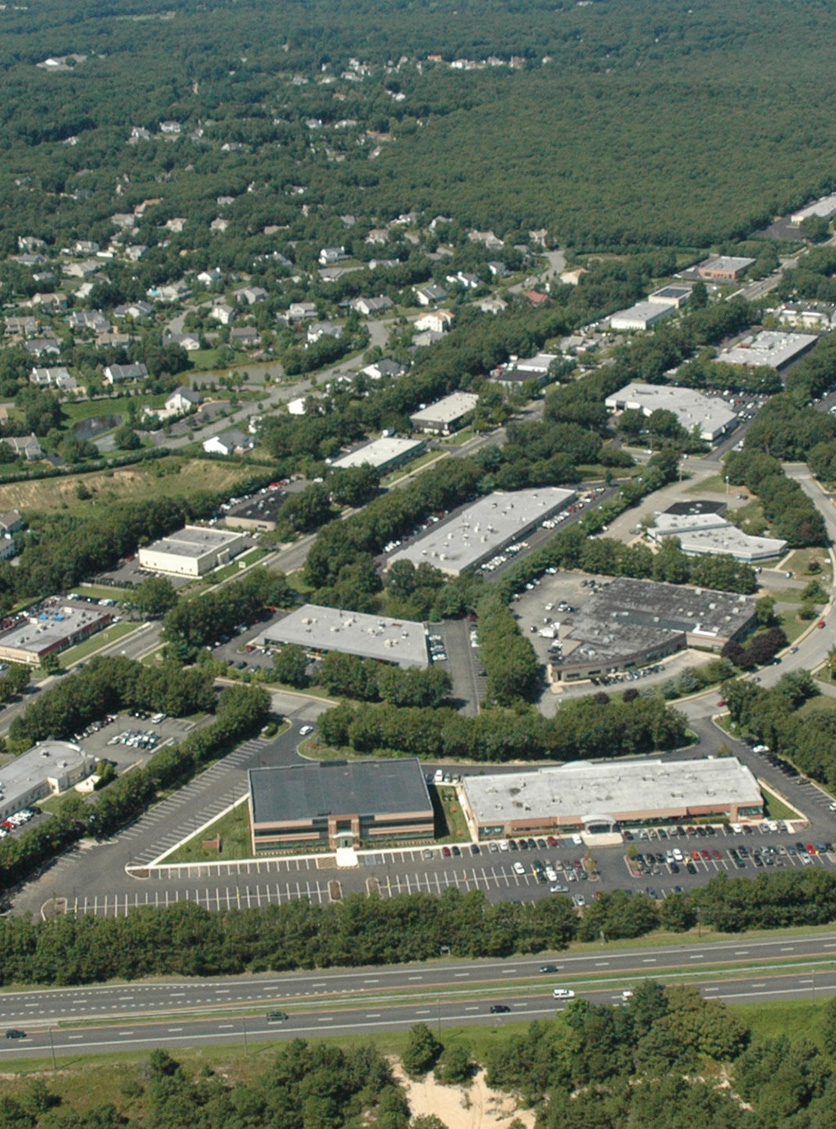 Aerial view of Stony Brook Technology Center