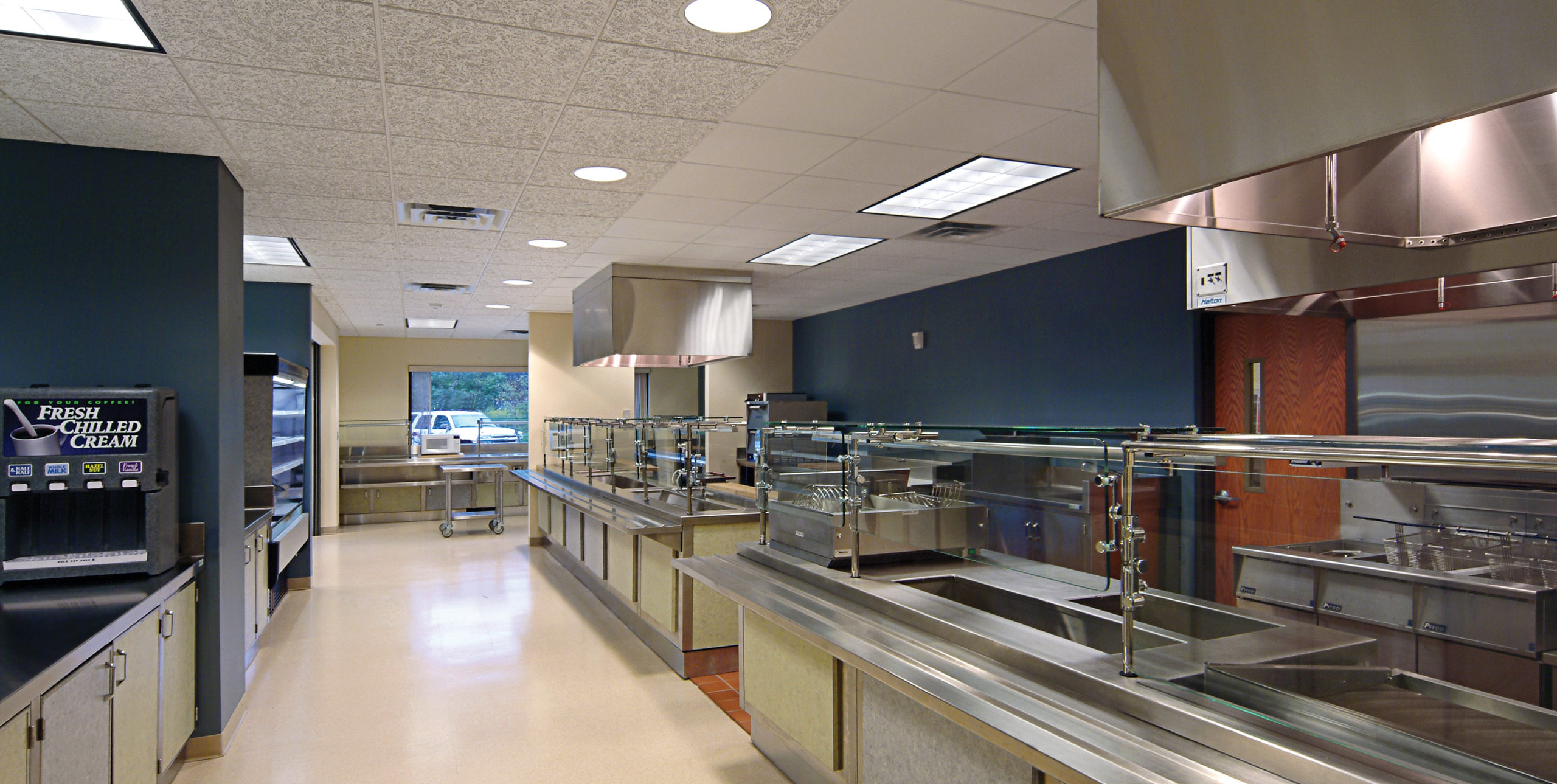 Kitchen area at SMSC in Hauppauge