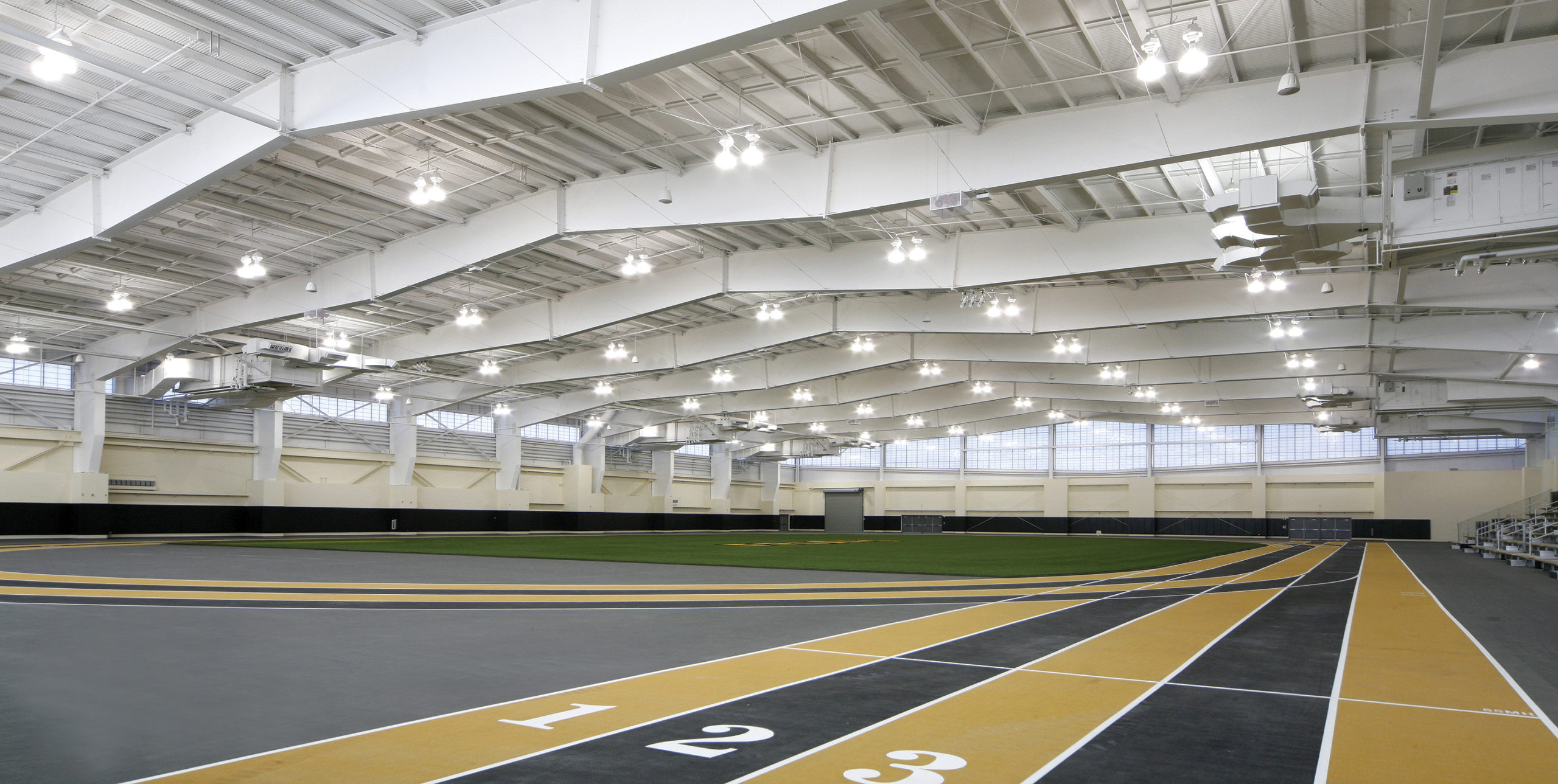 Indoor track at Saint Anthony's High School in Melville