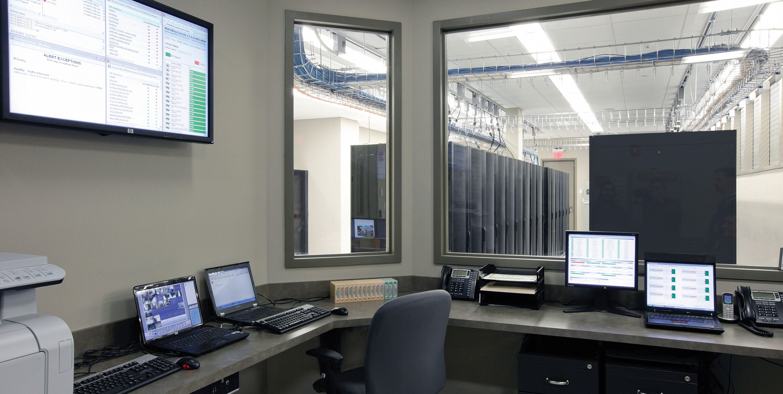 Control room at Stafford Associates