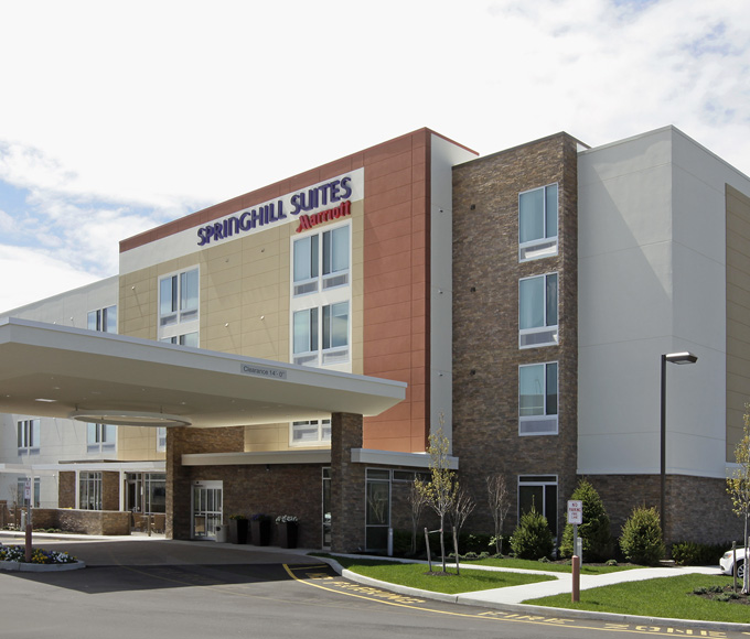 Exterior of Spring Hill Suites by Marriott in Carle Place
