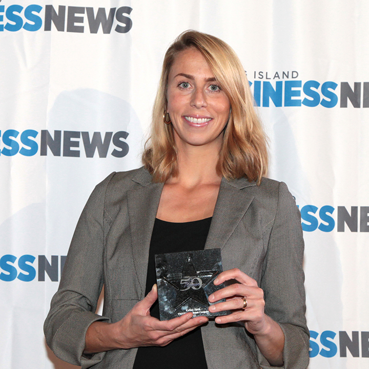 Kelley Coughlan-Heck at Long Island Business News event