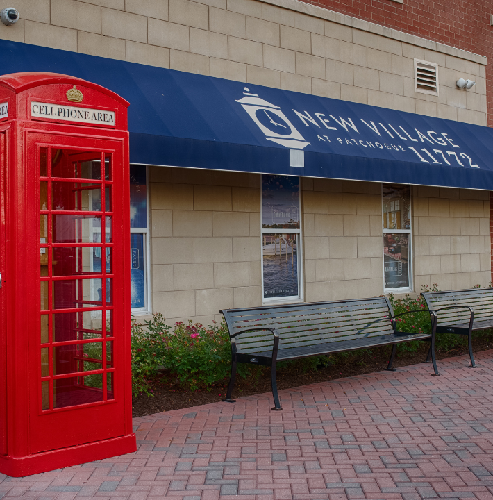 Telephone booth at New Village at Patchogue