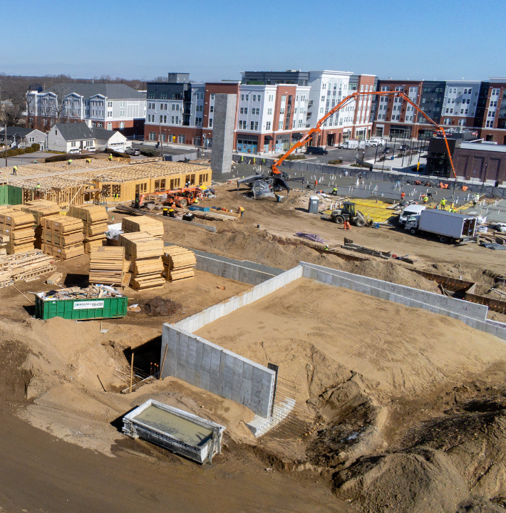 Construction of Phase 2B at Station Yards