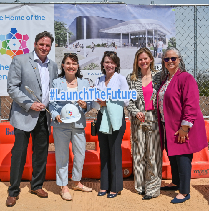 TRITEC Executive Vice President and Partners Dan Coughlan, Trish Mayhew, and the Northern Virginia Science Foundation's Nene Spivy and Jenn Brunner
