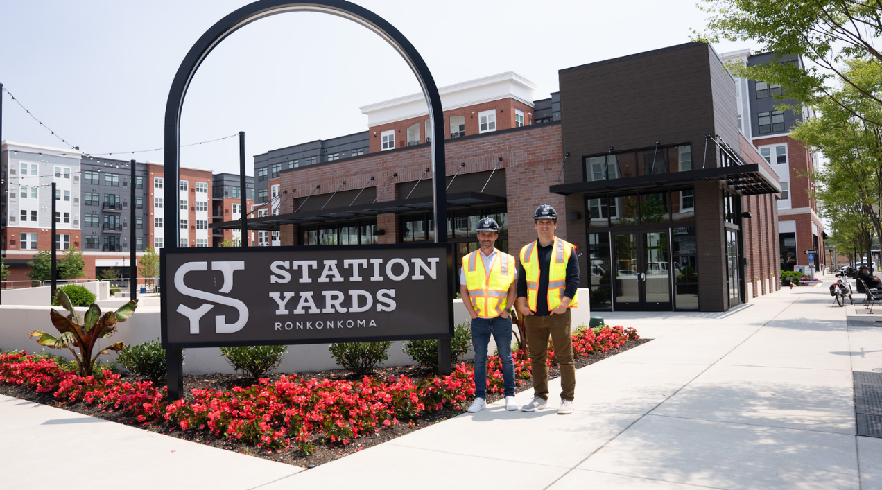 Jimmy Coughlan of TRITEC and James Bonnano of Upstream Hospitality at Station Yards