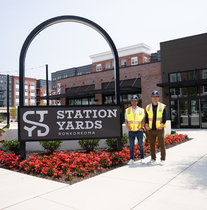 Jimmy Coughlan of TRITEC and James Bonnano of Upstream Hospitality at Station Yards