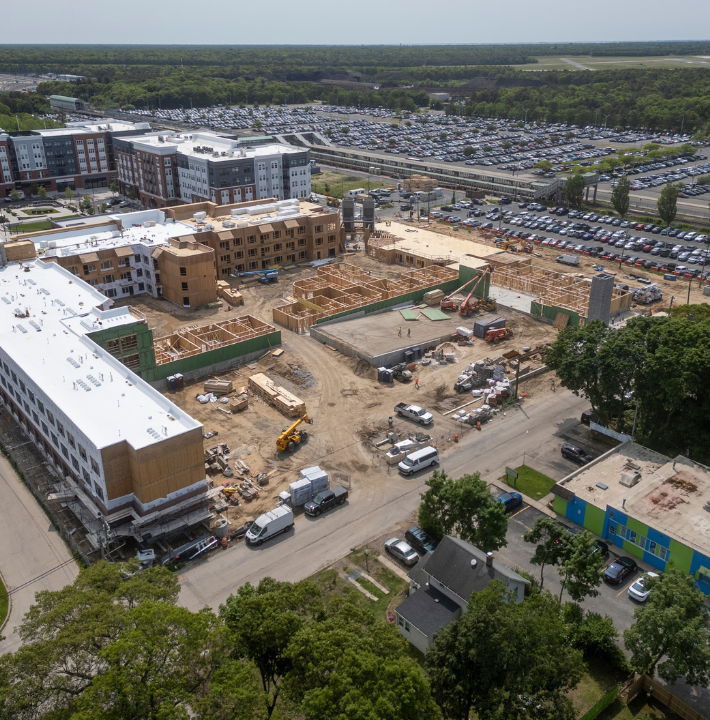 Aerial of Station Yards