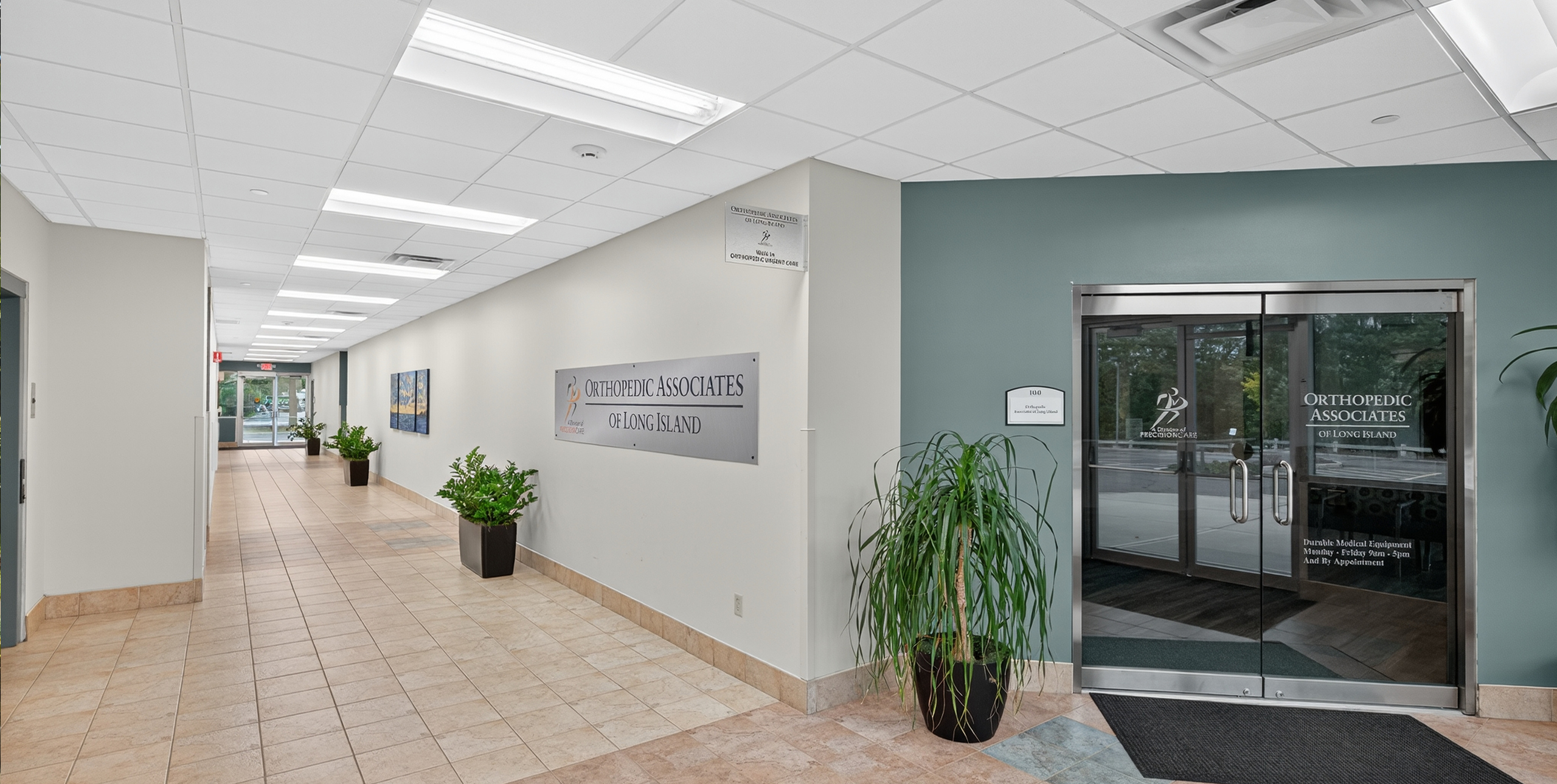 The lobby for 6 Technology Drive