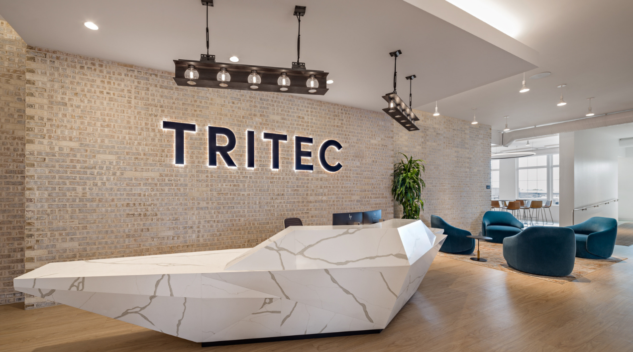 Front desk at TRITEC corporate headquarters