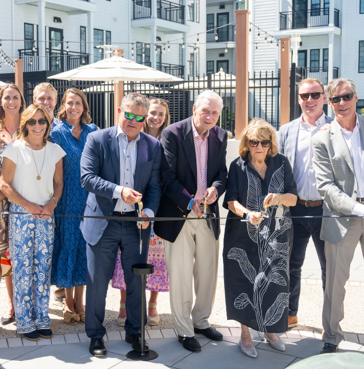 Ribbon cutting at Phase 2 of The Core Apartments at Station Yards