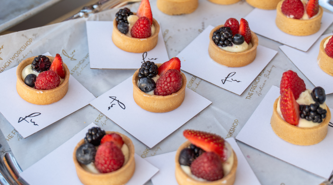 Fruit tart from The French Workshop